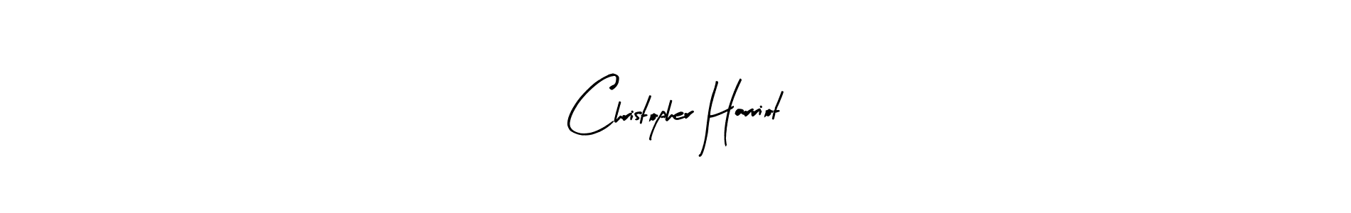 Use a signature maker to create a handwritten signature online. With this signature software, you can design (Arty Signature) your own signature for name Christopher Harriot. Christopher Harriot signature style 8 images and pictures png