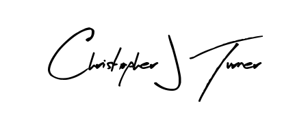 Create your official email sign-off with Christopher J Turner name in Arty Signature style. Crisp, clean, and perfectly legible across all screens. Christopher J Turner signature style 8 images and pictures png