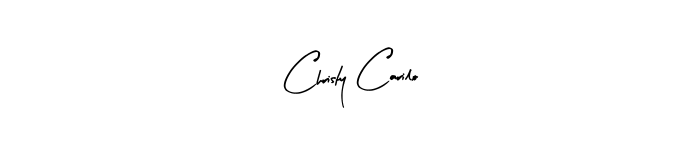 Create a beautiful signature design for name Christy Carilo. With this signature (Arty Signature) fonts, you can make a handwritten signature for free. Christy Carilo signature style 8 images and pictures png