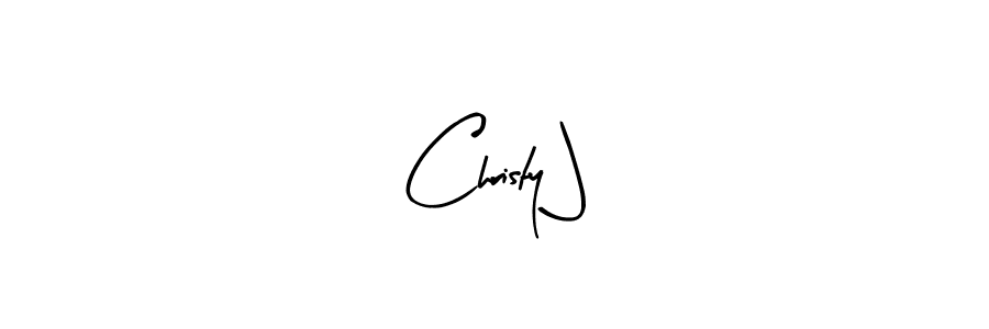 Similarly Arty Signature is the best handwritten signature design. Signature creator online .You can use it as an online autograph creator for name Christy J. Christy J signature style 8 images and pictures png