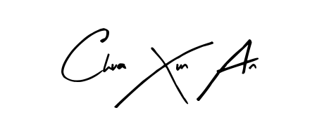 Style your name Chua Xun An with confidence using Arty Signature signature design. Simple, elegant, and ready for immediate document use. Chua Xun An signature style 8 images and pictures png
