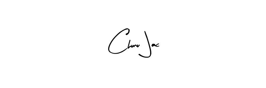 Similarly Arty Signature is the best handwritten signature design. Signature creator online .You can use it as an online autograph creator for name Chunu Jac. Chunu Jac signature style 8 images and pictures png