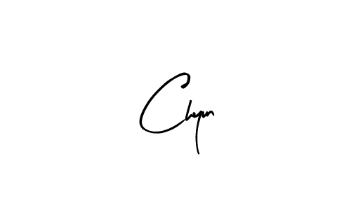 Design your own signature with our free online signature maker. With this signature software, you can create a handwritten (Arty Signature) signature for name Chyun. Chyun signature style 8 images and pictures png