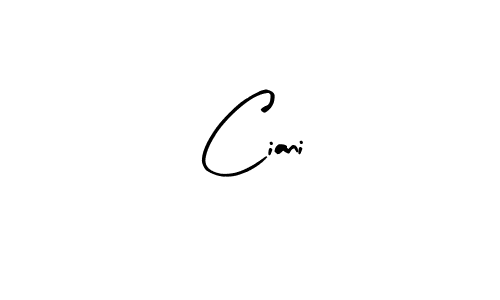 Make a beautiful signature design for name Ciani. With this signature (Arty Signature) style, you can create a handwritten signature for free. Ciani signature style 8 images and pictures png