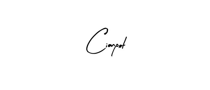 Design your own signature with our free online signature maker. With this signature software, you can create a handwritten (Arty Signature) signature for name Cianpot. Cianpot signature style 8 images and pictures png