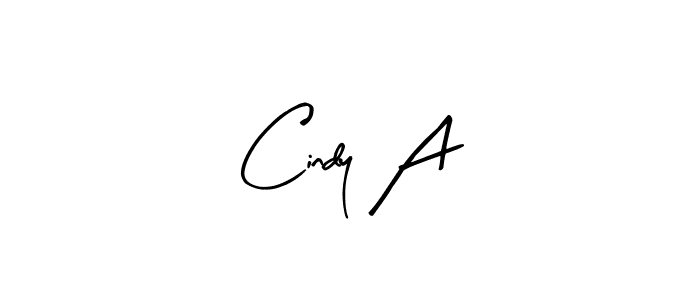 Best and Professional Signature Style for Cindy A. Arty Signature Best Signature Style Collection. Cindy A signature style 8 images and pictures png