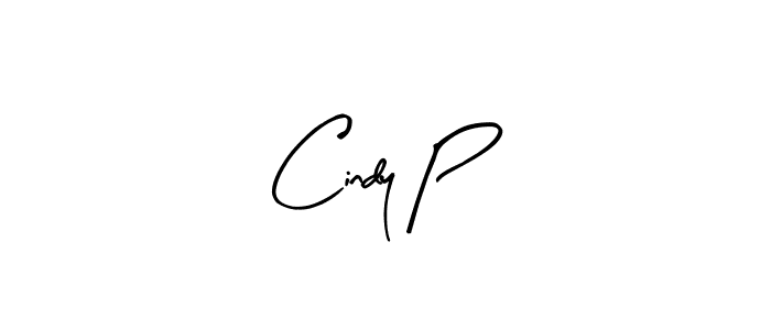 Arty Signature is a professional signature style that is perfect for those who want to add a touch of class to their signature. It is also a great choice for those who want to make their signature more unique. Get Cindy P name to fancy signature for free. Cindy P signature style 8 images and pictures png