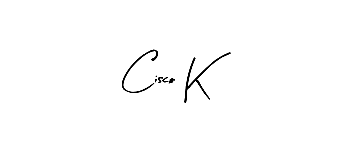 Make a beautiful signature design for name Cisco K. With this signature (Arty Signature) style, you can create a handwritten signature for free. Cisco K signature style 8 images and pictures png