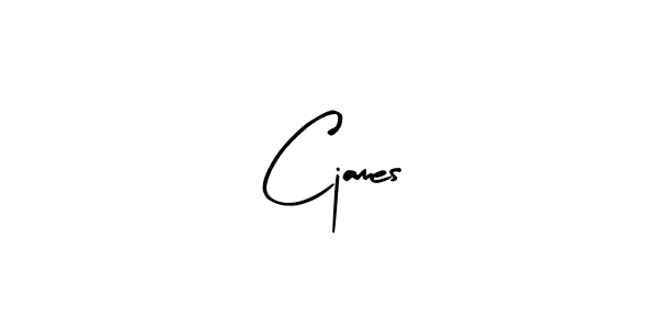 Make a beautiful signature design for name Cjames. With this signature (Arty Signature) style, you can create a handwritten signature for free. Cjames signature style 8 images and pictures png