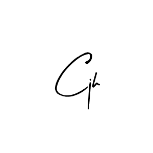 The best way (Arty Signature) to make a short signature is to pick only two or three words in your name. The name Cjh include a total of six letters. For converting this name. Cjh signature style 8 images and pictures png