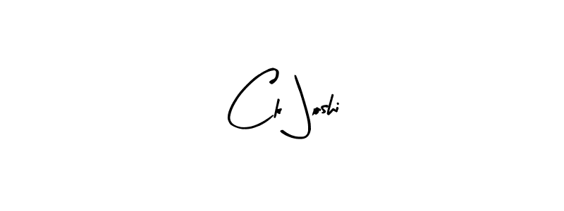 Make a beautiful signature design for name Ck Joshi. With this signature (Arty Signature) style, you can create a handwritten signature for free. Ck Joshi signature style 8 images and pictures png