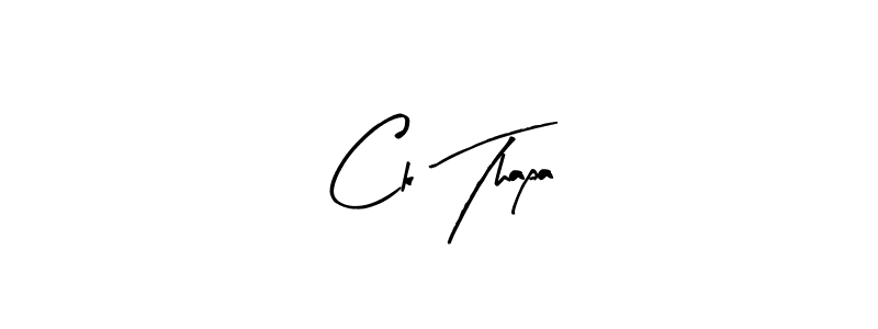 Make a beautiful signature design for name Ck Thapa. With this signature (Arty Signature) style, you can create a handwritten signature for free. Ck Thapa signature style 8 images and pictures png