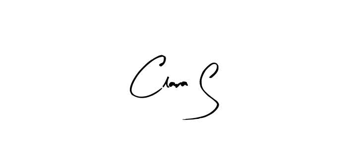 Similarly Arty Signature is the best handwritten signature design. Signature creator online .You can use it as an online autograph creator for name Clara S. Clara S signature style 8 images and pictures png