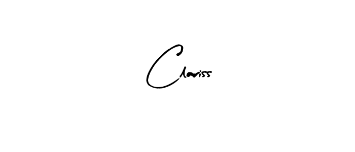 Here are the top 10 professional signature styles for the name Clariss. These are the best autograph styles you can use for your name. Clariss signature style 8 images and pictures png