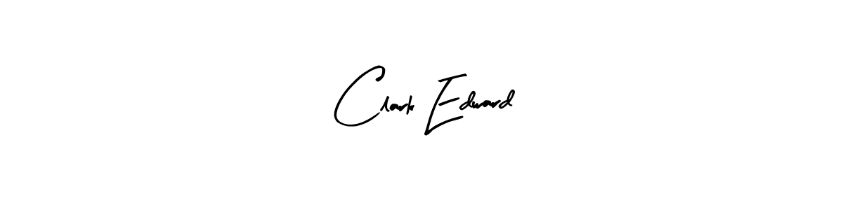 How to make Clark Edward name signature. Use Arty Signature style for creating short signs online. This is the latest handwritten sign. Clark Edward signature style 8 images and pictures png