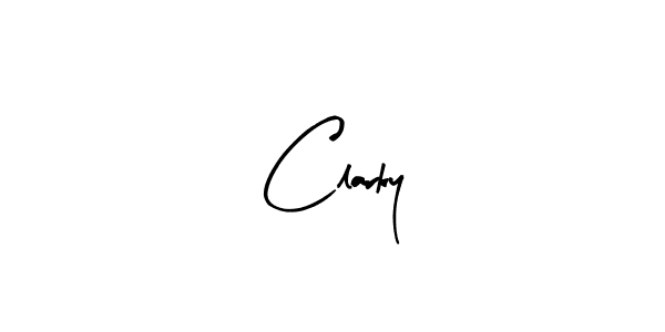 The best way (Arty Signature) to make a short signature is to pick only two or three words in your name. The name Clarky include a total of six letters. For converting this name. Clarky signature style 8 images and pictures png