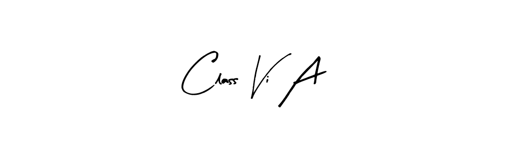 Arty Signature is a professional signature style that is perfect for those who want to add a touch of class to their signature. It is also a great choice for those who want to make their signature more unique. Get Class Vi A name to fancy signature for free. Class Vi A signature style 8 images and pictures png