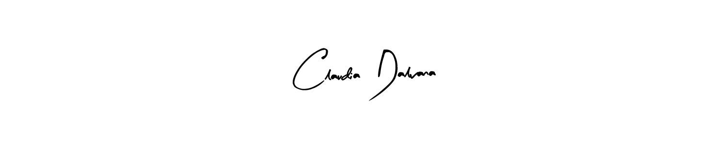 Create a beautiful signature design for name Claudia Dalvana. With this signature (Arty Signature) fonts, you can make a handwritten signature for free. Claudia Dalvana signature style 8 images and pictures png