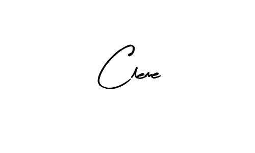 Use a signature maker to create a handwritten signature online. With this signature software, you can design (Arty Signature) your own signature for name Cleme. Cleme signature style 8 images and pictures png