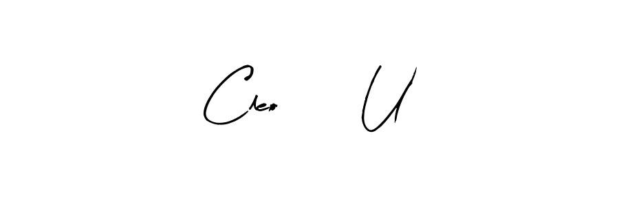 Make a beautiful signature design for name Cleo <3 U. With this signature (Arty Signature) style, you can create a handwritten signature for free. Cleo <3 U signature style 8 images and pictures png
