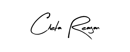 Master the art of signing with Cleta Reagan written in fluent Arty Signature script. A great template to practice and refine your handwriting. Cleta Reagan signature style 8 images and pictures png