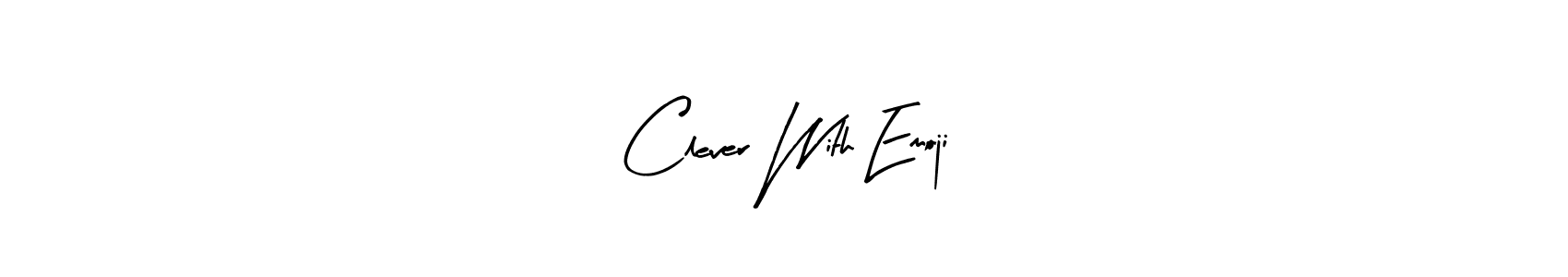 Best and Professional Signature Style for Clever With Emoji. Arty Signature Best Signature Style Collection. Clever With Emoji signature style 8 images and pictures png