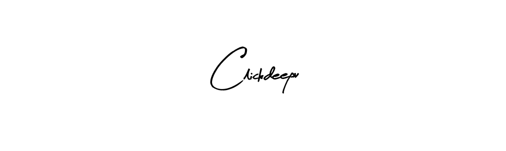 Design your own signature with our free online signature maker. With this signature software, you can create a handwritten (Arty Signature) signature for name Clickdeepu. Clickdeepu signature style 8 images and pictures png