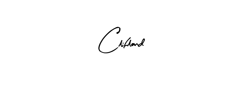 Use a signature maker to create a handwritten signature online. With this signature software, you can design (Arty Signature) your own signature for name Clifland. Clifland signature style 8 images and pictures png