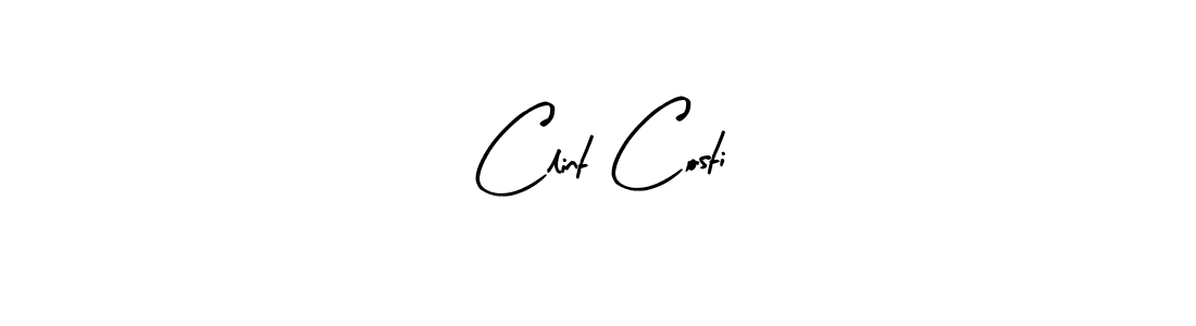 Also we have Clint Costi name is the best signature style. Create professional handwritten signature collection using Arty Signature autograph style. Clint Costi signature style 8 images and pictures png