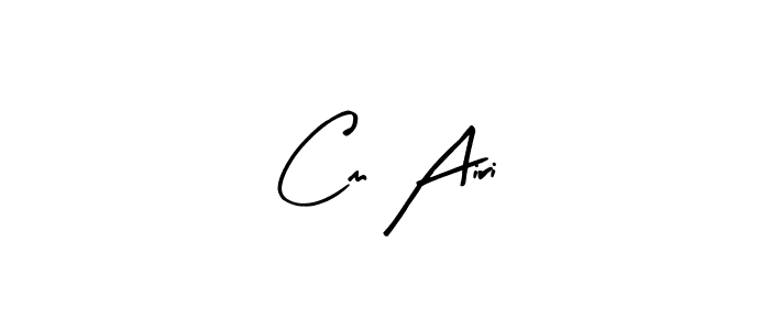 You should practise on your own different ways (Arty Signature) to write your name (Cm Airi) in signature. don't let someone else do it for you. Cm Airi signature style 8 images and pictures png