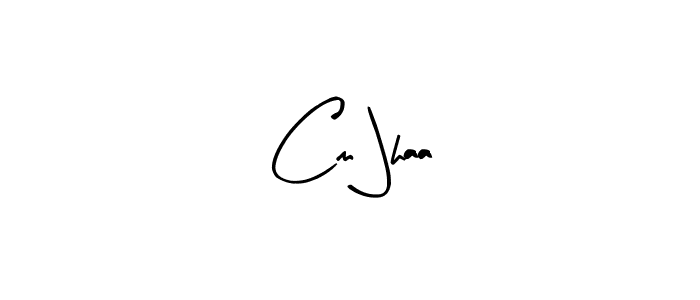 Similarly Arty Signature is the best handwritten signature design. Signature creator online .You can use it as an online autograph creator for name Cm Jhaa. Cm Jhaa signature style 8 images and pictures png