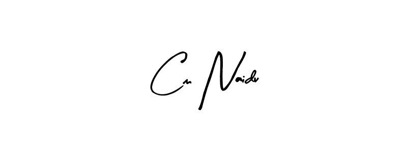 You can use this online signature creator to create a handwritten signature for the name Cm Naidu. This is the best online autograph maker. Cm Naidu signature style 8 images and pictures png