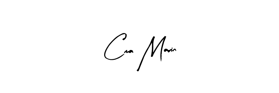 Make a beautiful signature design for name Cma Marin. With this signature (Arty Signature) style, you can create a handwritten signature for free. Cma Marin signature style 8 images and pictures png