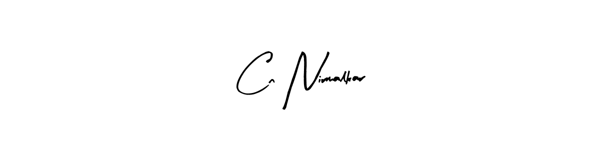 Create a beautiful signature design for name Cn Nirmalkar. With this signature (Arty Signature) fonts, you can make a handwritten signature for free. Cn Nirmalkar signature style 8 images and pictures png