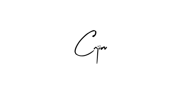 You should practise on your own different ways (Arty Signature) to write your name (Cnjiru) in signature. don't let someone else do it for you. Cnjiru signature style 8 images and pictures png