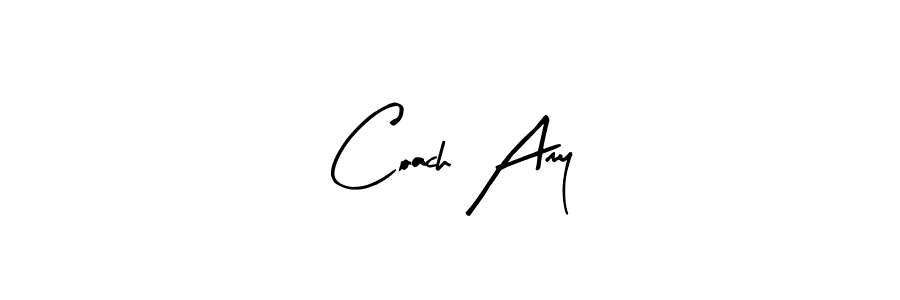 How to make Coach Amy name signature. Use Arty Signature style for creating short signs online. This is the latest handwritten sign. Coach Amy signature style 8 images and pictures png