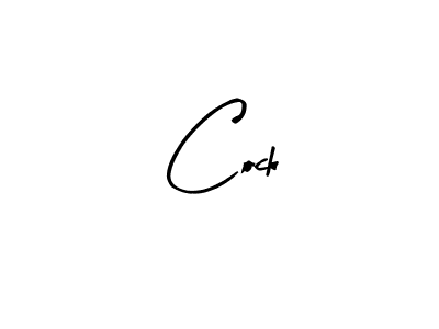 Design your own signature with our free online signature maker. With this signature software, you can create a handwritten (Arty Signature) signature for name Cock. Cock signature style 8 images and pictures png