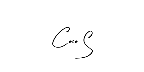 Make a beautiful signature design for name Coco S. Use this online signature maker to create a handwritten signature for free. Coco S signature style 8 images and pictures png