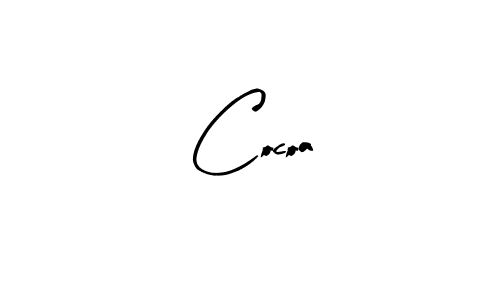 Create a beautiful signature design for name Cocoa. With this signature (Arty Signature) fonts, you can make a handwritten signature for free. Cocoa signature style 8 images and pictures png