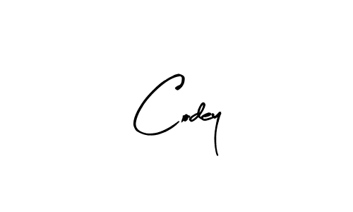 The best way (Arty Signature) to make a short signature is to pick only two or three words in your name. The name Codey include a total of six letters. For converting this name. Codey signature style 8 images and pictures png