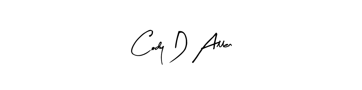 It looks lik you need a new signature style for name Cody D Allen. Design unique handwritten (Arty Signature) signature with our free signature maker in just a few clicks. Cody D Allen signature style 8 images and pictures png