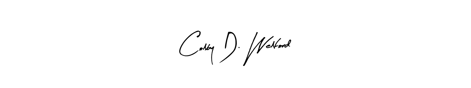 Once you've used our free online signature maker to create your best signature Arty Signature style, it's time to enjoy all of the benefits that Colby D. Welford name signing documents. Colby D. Welford signature style 8 images and pictures png