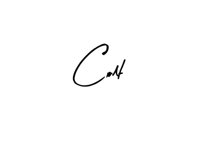 You should practise on your own different ways (Arty Signature) to write your name (Colt) in signature. don't let someone else do it for you. Colt signature style 8 images and pictures png