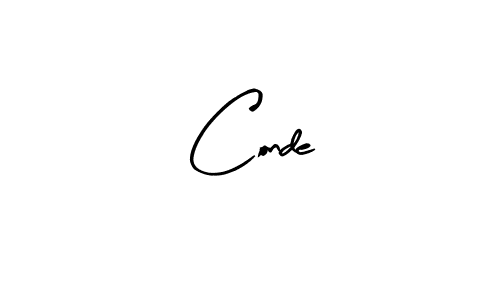 Conde stylish signature style. Best Handwritten Sign (Arty Signature) for my name. Handwritten Signature Collection Ideas for my name Conde. Conde signature style 8 images and pictures png