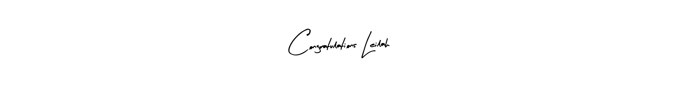 How to make Congratulations Leilah signature? Arty Signature is a professional autograph style. Create handwritten signature for Congratulations Leilah name. Congratulations Leilah signature style 8 images and pictures png