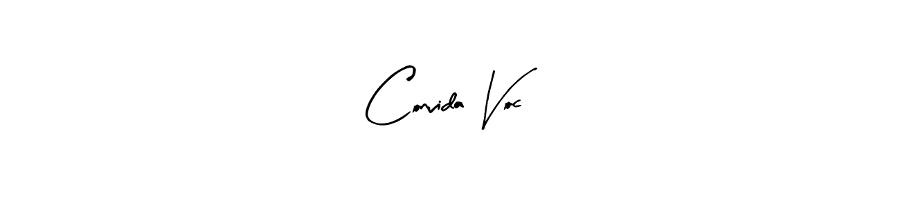 Make a beautiful signature design for name Convida Você. With this signature (Arty Signature) style, you can create a handwritten signature for free. Convida Você signature style 8 images and pictures png