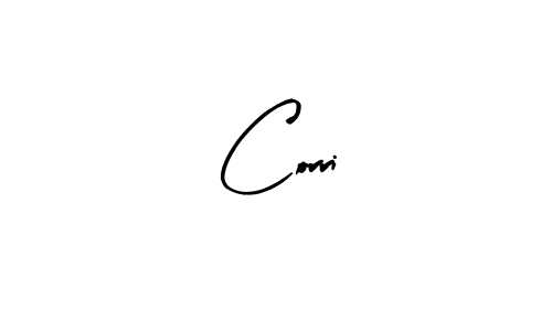 Design your own signature with our free online signature maker. With this signature software, you can create a handwritten (Arty Signature) signature for name Corri. Corri signature style 8 images and pictures png