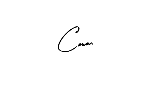 How to make Cowan name signature. Use Arty Signature style for creating short signs online. This is the latest handwritten sign. Cowan signature style 8 images and pictures png