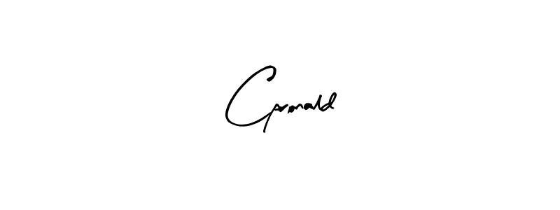 How to make Cpronald signature? Arty Signature is a professional autograph style. Create handwritten signature for Cpronald name. Cpronald signature style 8 images and pictures png