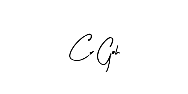 Arty Signature is a professional signature style that is perfect for those who want to add a touch of class to their signature. It is also a great choice for those who want to make their signature more unique. Get Cr Goh name to fancy signature for free. Cr Goh signature style 8 images and pictures png